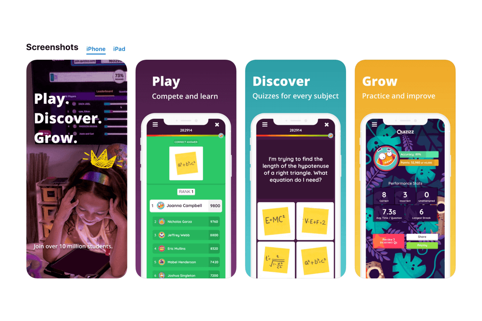 quizizz-screenshots